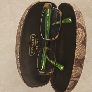 Coach Eyeglasses With Hard Case.